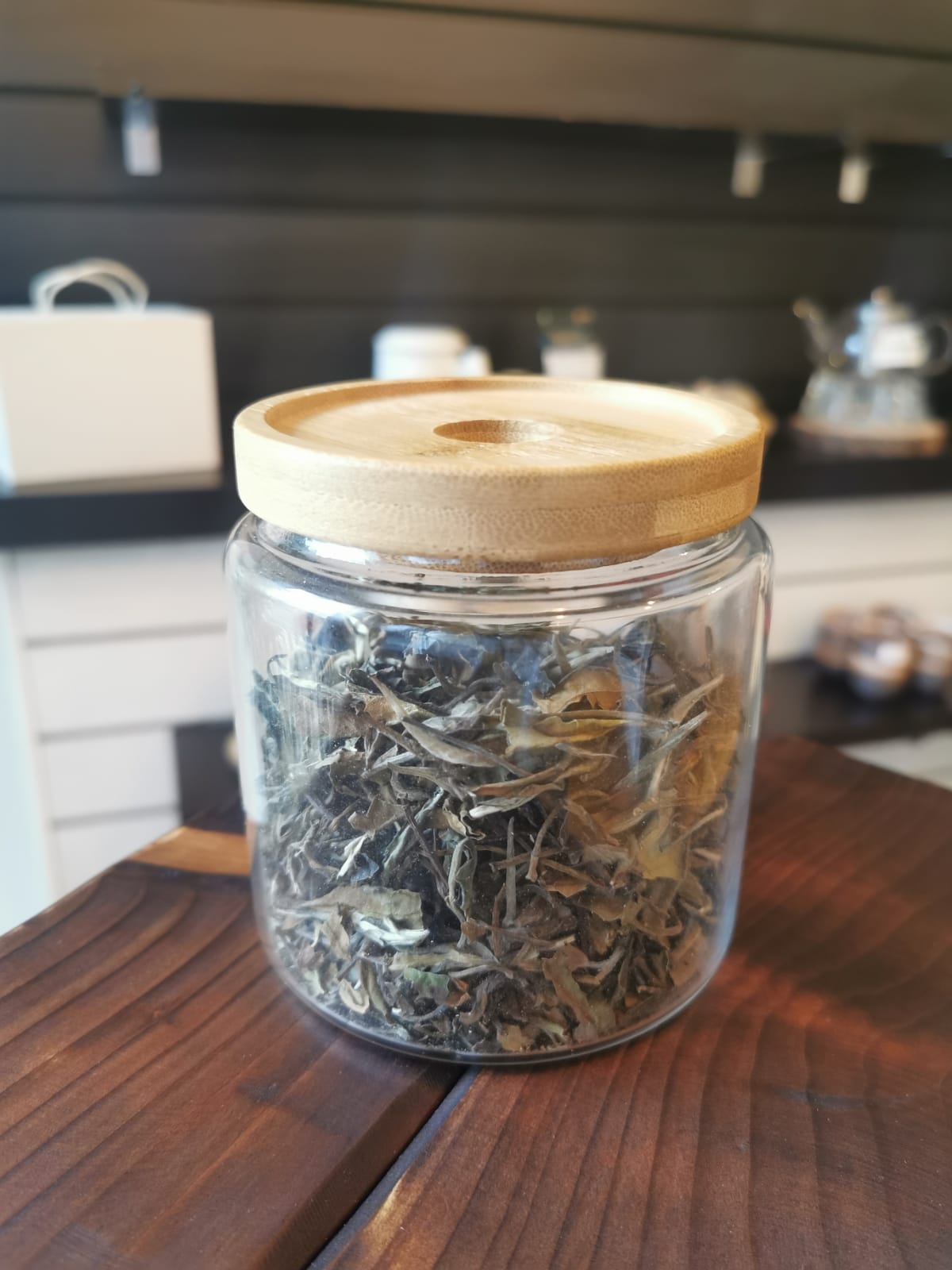 Glass Jar Tea Container - Meadow Tea