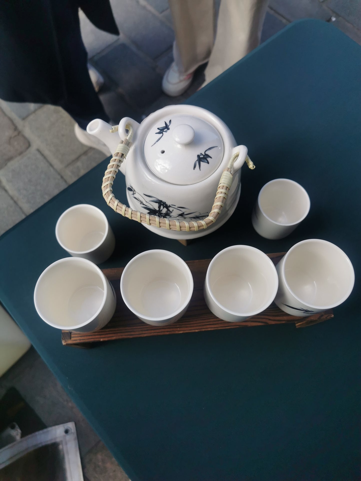 Tea set 6 cups