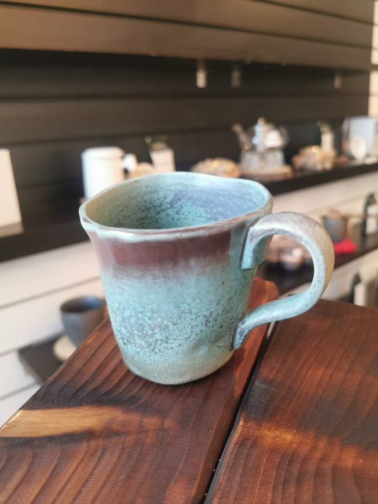 Hand Made Stoneware Mug Green - Meadow Tea